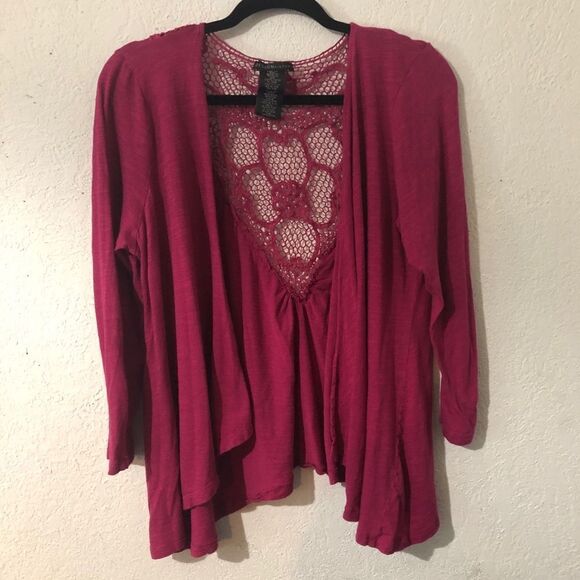 Design History Raspberry Cardigan Size XXL - Picture 1 of 7
